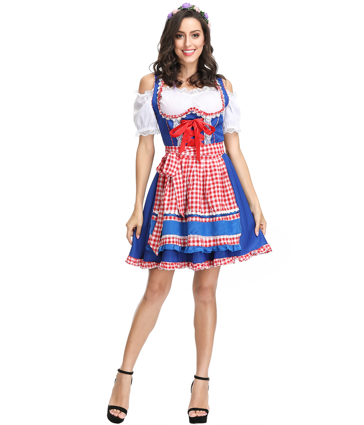 F1910-2 oktoberfest maid costume